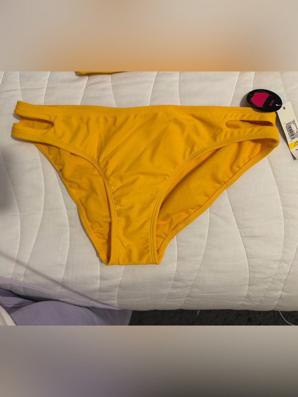 Yellow Women's Bikini Bottom - Classic Low-Rise Swim Brief